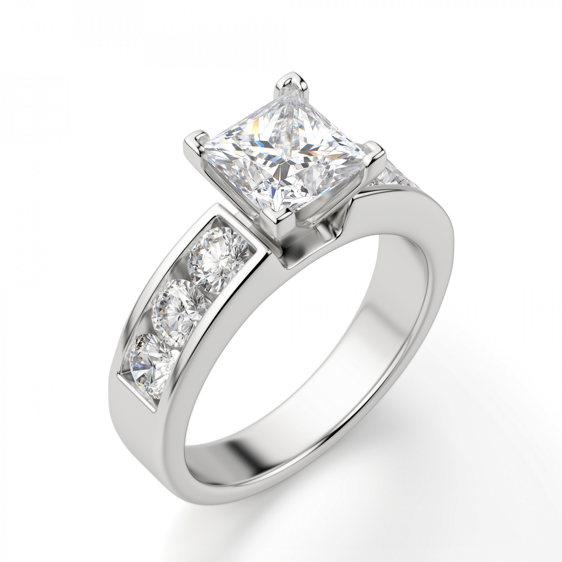 Engagement Rings | Multi Stone | Diamond Diva Engagement Ring